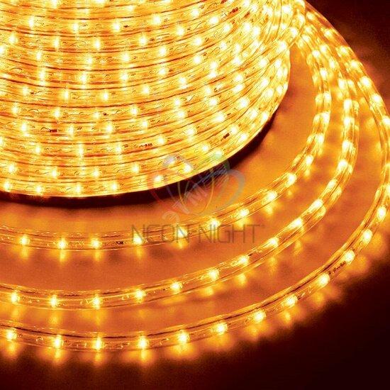 Фото №2 Дюралайт профессиональный светодиодный постоянное свечение (2W) желтый 220В (бухта 100м) (121-121-6)