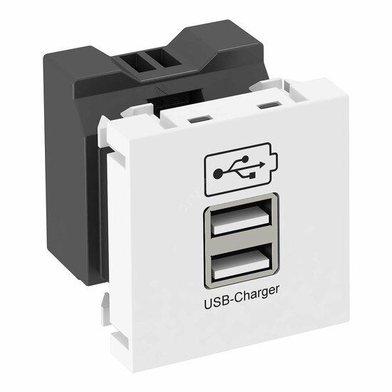 Фото №2 Зарядное устройство USB тип А (1,2 А / 2 х 0,6 А, черный) (MTG-2UC2.1 SWGR1)