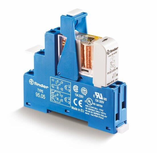 Фото №2 Интерфейсный модуль, электромеханическое реле, 2CO 8A, контакты AgNi+Au, питание 24В DC, категория защиты IP20, винтовые клеммы, пластиковая клипса, LED + варистор (48.32.9.024.5060SPA)