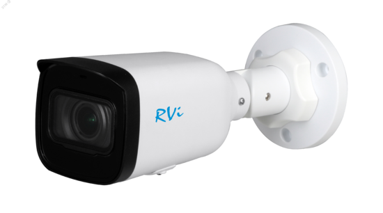 Фото №2 Видеокамера IP 4Мп цилиндрическая с ИК-подсветкой до 50м (2.8-12мм) (RVi-1NCT4143-P (2.8-12) white)