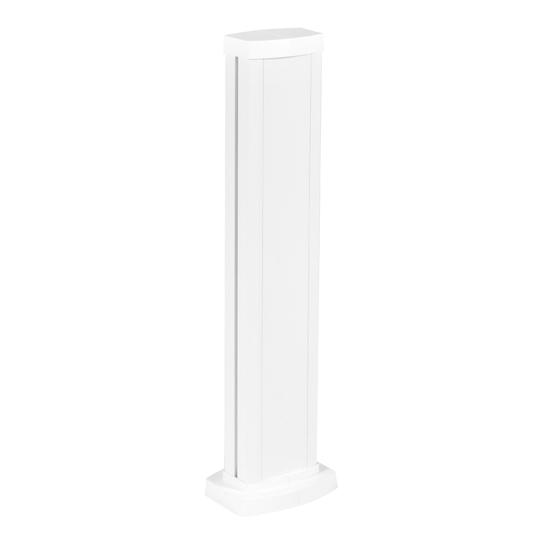 Фото №2 Универсальная мини-колонна алюминиевая с крышкой из алюминия 1 секция, высота 0,68 метра, цвет белый (653103)