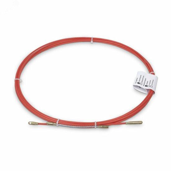 Фото №2 Устройство для протяжки кабеля мини УЗК в бухте, 3м (диаметр стеклопрутка 3,5 мм) (Pull-B-3,5-3m)