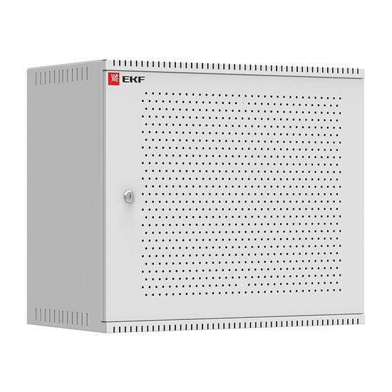 Фото №2 Шкаф телекоммуникационный настенный 9U (600х350) перфор, Astra A серия EKF Basic (ITB9P350)