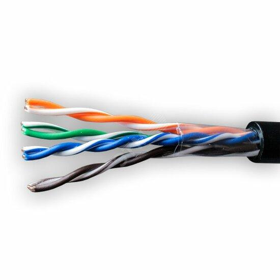 Фото №2 Витая пара SUPRLAN Long Ethernet UTP Cat.5e 4x2x0.64 Cu PE Outdoor 500м (UTP LE 4x2x0.64 Out/Cu) (01-0345)