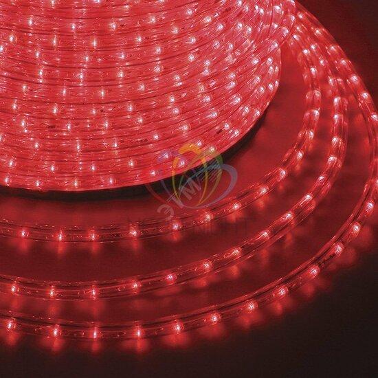 Фото №2 Дюралайт профессиональная светодиодный постоянное свечение (2W) красный 220В (бухта 100м) (121-122-6)