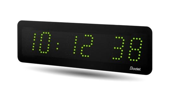 Фото №2 Часы цифровые STYLE II 5S (часы/минуты/секунды), высота цифр 5 см, зеленый цвет, самостоятельный ход, 240В (946212)