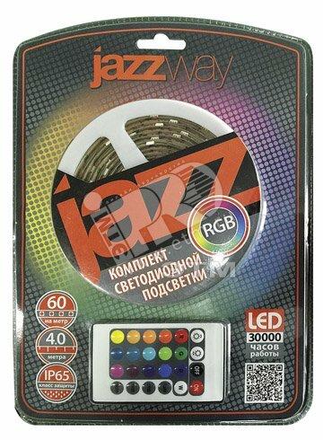 Фото №2 Комплект ленты светодиодной 4 метра RGB 5050/30 IP65 Jazzway (2853226)