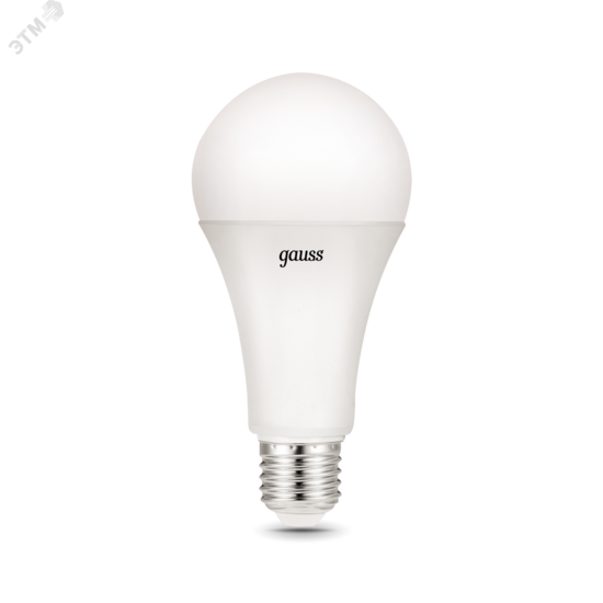 Фото №4 Лампа светодиодная LED 22 Вт 2000 Лм 4100К белая Е27 A70 Black Gauss (102502222)