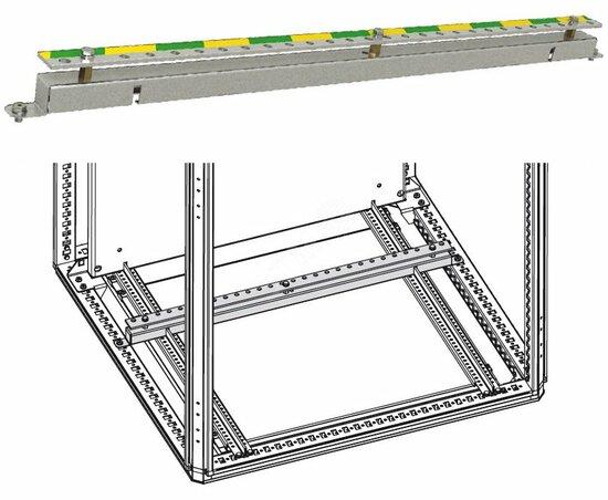 Фото №2 Шина заземления для шкафа шириной 1000мм (WZ-6282-78-02-000)