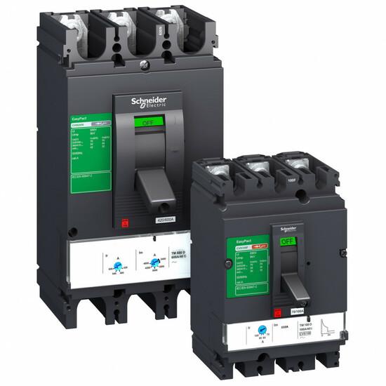 Фото №2 Выключатель автоматический 400F 36kA 3P 400A EasyPact CVS (LV540505)