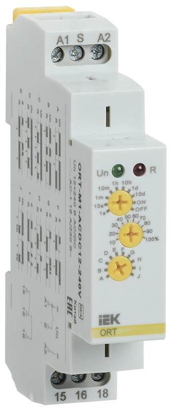 Фото №2 Реле времени ORT многофункц. 1 конт. 12-240 В AC/DC (ORT-M1-ACDC12-240V)