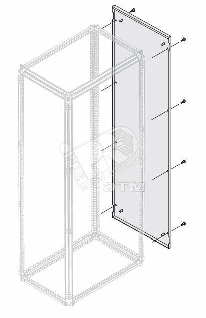 Фото №2 Панель боковая IP30/40 H=2000мм D=500мм (1STQ007621A0000)