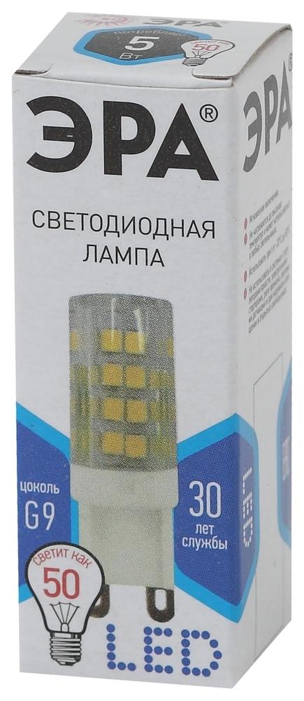 Фото №3 Лампы СВЕТОДИОДНЫЕ СТАНДАРТ LED JCD-5W-CER-840-G9 ЭРА (диод, капсула, 5Вт, нейтр, G9) (Б0027864)