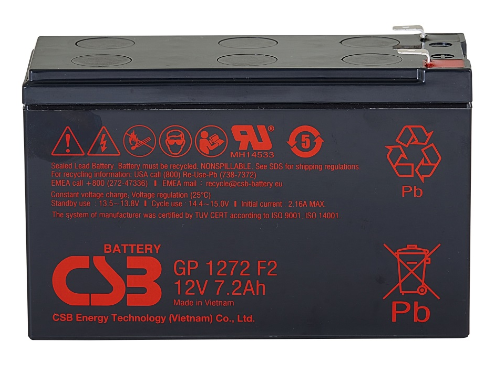 Фото №2 Аккумулятор GP 12В 25W (CSB GP1272(25W))