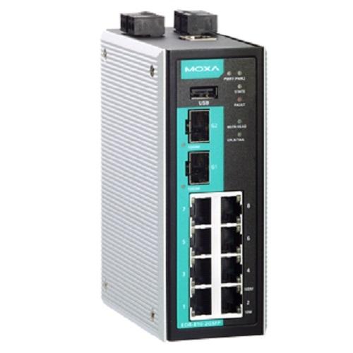 Фото №2 Маршрутизатор MOXA EDR-810-2GSFP ustrial Secure Router Switch with 8 10/100BaseT(X) ports 2 1000BaseSFP slots 1WAN Firewall/NAT (EDR-810-2GSFP)