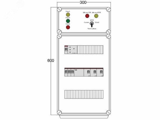 Фото №2 Щит управления электрообогревом DEVIBOX HR 3x4400 D316 (в комплекте с терморегулятором и датчиком температуры) (DBR099)