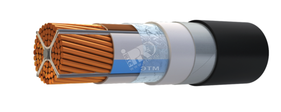 Фото №2 Кабель силовой ВБШв4Х50(мс) (N) -0.66 многопроволочный