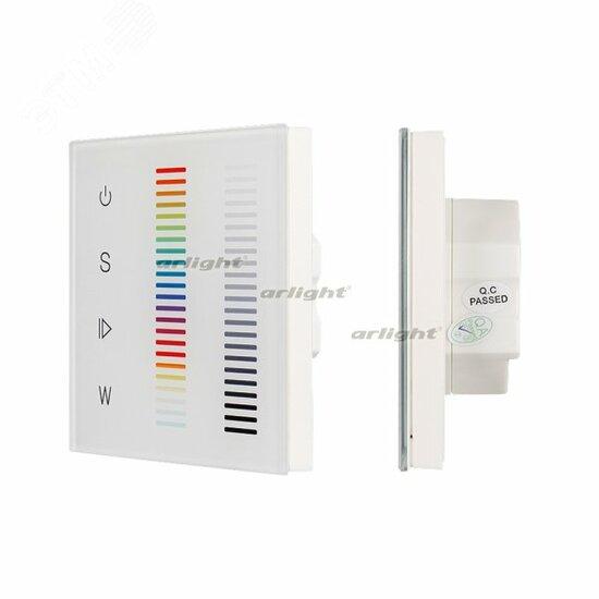 Фото №2 Панель Sens SR-2834RGBW-AC-RF-IN White (220V,RGBW,1 зона) (ARL, IP20 Пластик, 3 года) (022196)