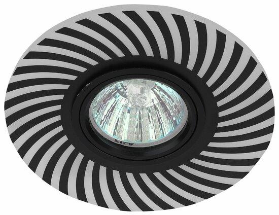 Фото №2 DK LD32 BK Точечные светильники ЭРА декор cо светодиодной подсветкой MR16, 220V, max 11W, черный (Б0036501)