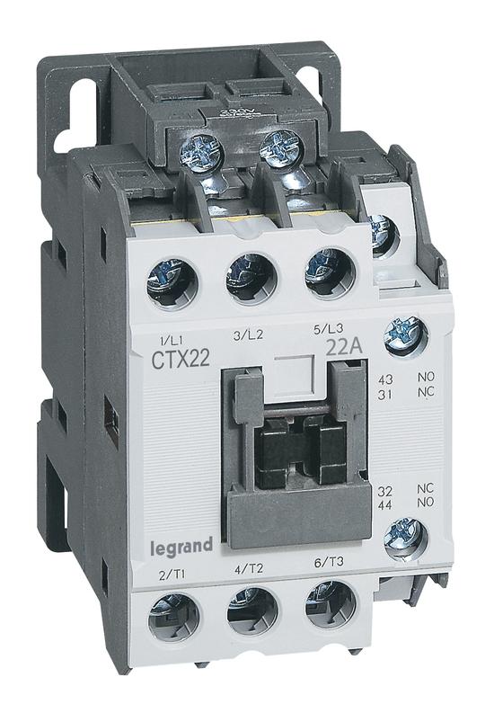 Фото №2 Контактор CTX3 3P 22A 1НО1НЗ 230V AC (416116)