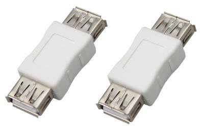 Фото №2 Переходник гнездо USB-А (Female)-гнездо USB-А (Female) (etm18-1172)