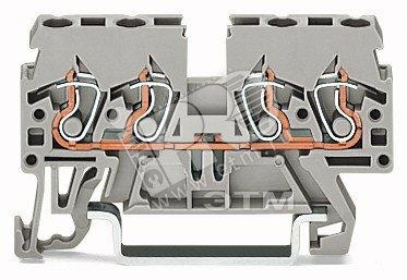 Фото №2 Клемма 4-проводная проходная (870-831)