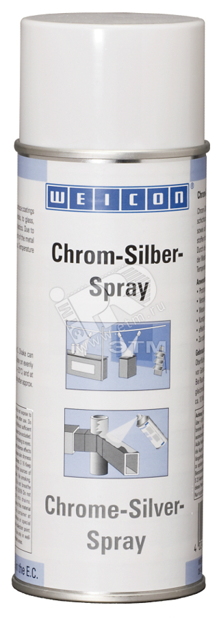 Фото №2 Хром-серебро-спрей Chrome-Silver-Spray (400мл) (wcn11103400)