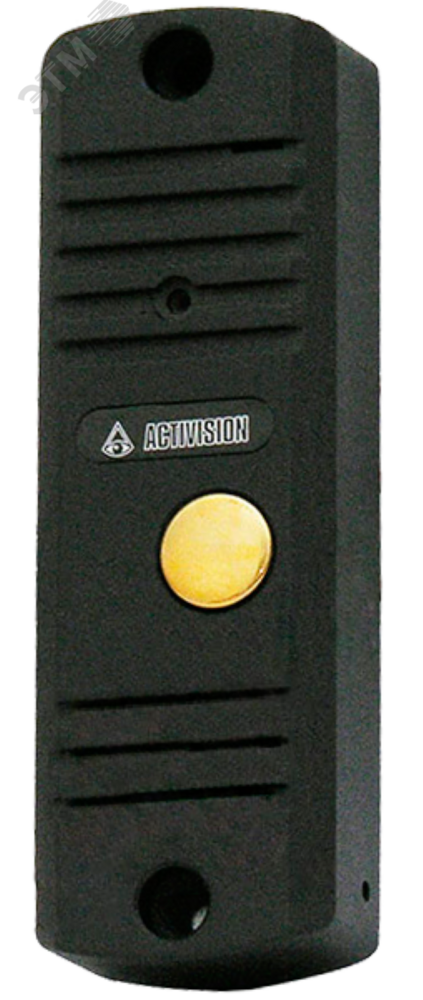Фото №2 Аудиопанель вызывная двухпроводная с видеомодулем (AVC-105V Черный (с видео-модулем))