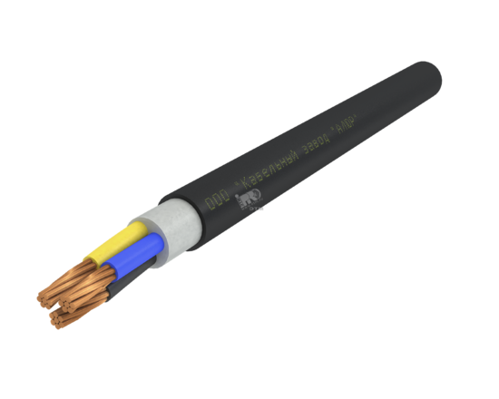 Фото №2 Кабель силовой ППГнг(А)-HF 3х35мк (N.PE)-0.66 многопроволочный черный (барабан)
