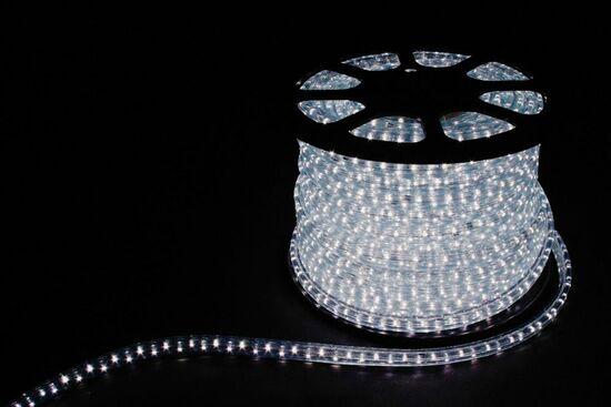 Фото №2 Дюралайт светодиодный LEDх36/м белый двухжильный кратно 2м бухта 100м (LED-R)