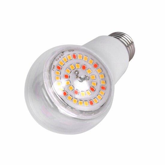 Фото №2 LED-A60-15W/SPFB/E27/CL PLP30WH Лампа светодиодная для растений. Форма A, прозрачная. Спектр для фотосинтеза. Картон. ТМ Uniel (UL-00007405)