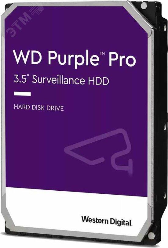 Фото №2 Жесткий диск 10Tb Purple Pro 3.5'', SATAIII, 7200 об/мин, 256 МБ (WD101PURP)