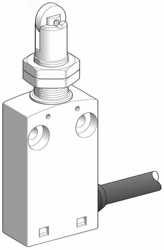 Фото №6 Выключатель концевой 1НО1НЗ с кабелем 1м (XCMN21F2L1)
