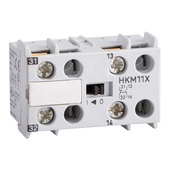 Фото №2 Блок контактов вспомогательный OptiStart HKM11V (117746)