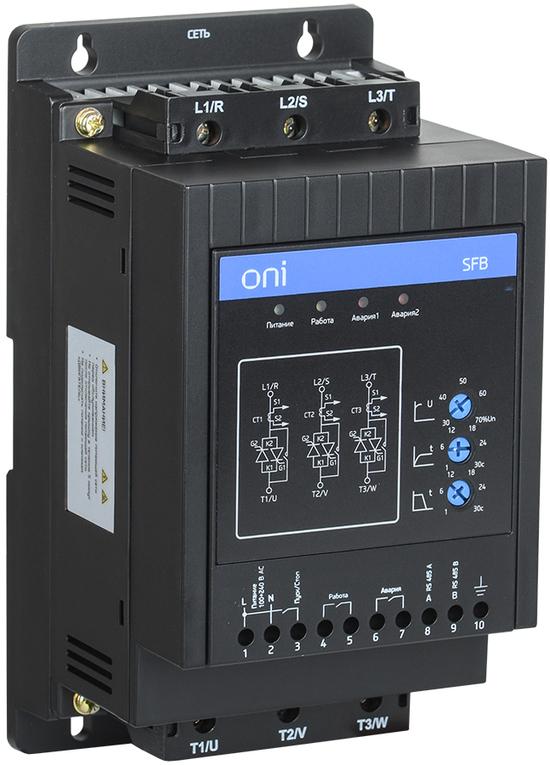 Фото №2 УПП SFB 3Ф 380В 11кВт 22A Uупр 110-220В Modbus ONI (SFB-33-11-A-10)