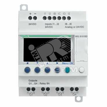 Фото №2 ZELIO LOGIC РЕЛЕ МОДУЛЬН 10ВХ/ВЫХ ~24В (SR3B101B)
