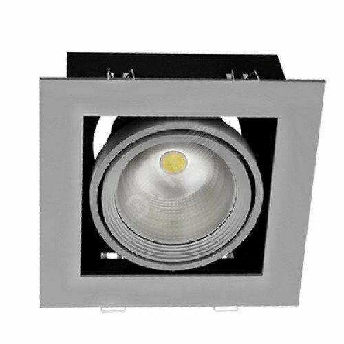 Фото №2 Светильник светодиодный GRAZIOSO 1 LED 30 W 3000K CITIZEN silver clean (42062 Citizen)