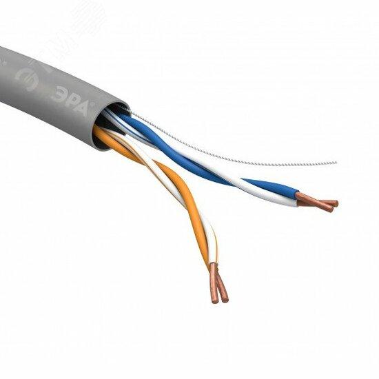 Фото №2 Витая пара U/UTP 2x2x24 AWG Cat5e CU PVC 305м SIMPLE (Б0044425)