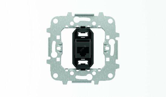 Фото №3 Механизм телекоммуникационной универсальной розетки 8 контактов RJ45 категория 5е SKY/SKY Moon (8118)
