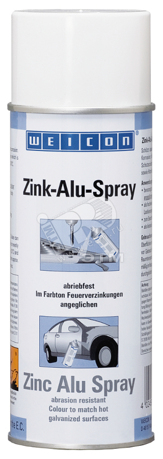 Фото №2 Цинк-алюминй-спрей Zinc-Alu-Spray (400мл) (wcn11002400)