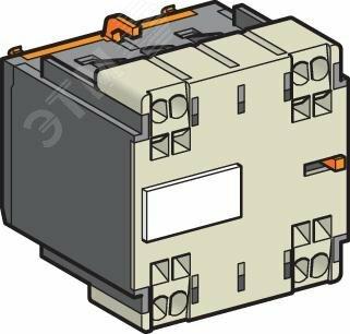 Фото №9 Блок дополнительных контактов НО+НЗ пружинный зажим (LA1KN113)