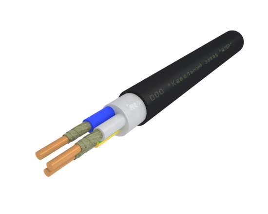 Фото №2 Кабель силовой ВВГнг(А)-FRLSLTx 3х4 ок(N.PE)-0.66 черный бухта