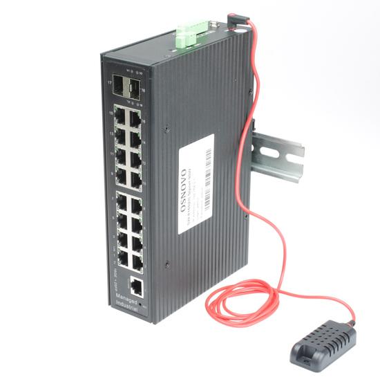 Фото №2 Коммутатор управляемый L2+ 16GE PoE + 2 GE SFP SW-81602/ILS(Port 90W, 600W) (SW-81602/ILS(Port 90W,600W))