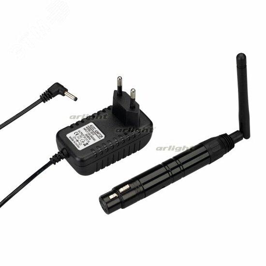 Фото №2 Усилитель SMART-DMX-Receiver Black (5V, XLR3 Male, 2.4G) (ARL, IP20 Металл, 5 лет) (028417)