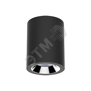 Фото №2 Светильник LED DL-02 Tube накладной 220*150 55W 3000K 35° RAL9005 черный матовый (V1-R0-T0391-20000-2005530)