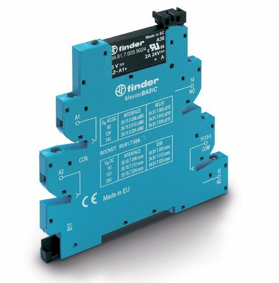Фото №2 Модуль интерфейсный твердотельное реле MasterBASIC выход 2A (240В AC) 125В AC/DC IP20 винтовые клеммы (39.10.0.125.8240)