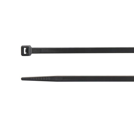 Фото №2 Стяжка кабельная, цвет черный, устойчивая к воздействию УФ-лучей 80x2,4 мм (упак.100шт) (BM-N0824)