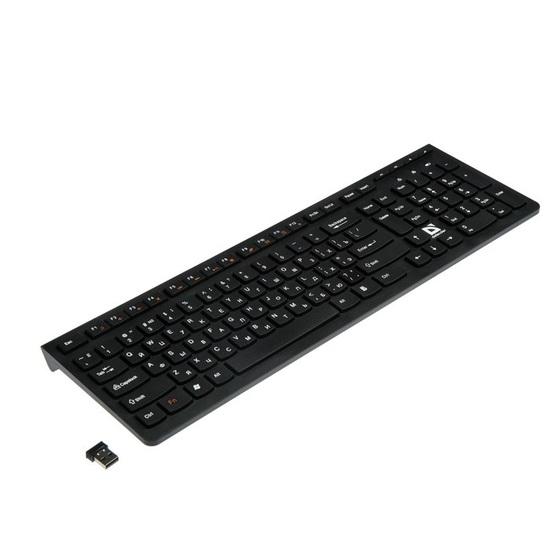 Фото №2 Клавиатура бесроводная UltraMate SM-535 , 104 клавиши, черный (45535)