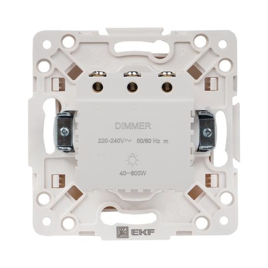 Фото №4 Стокгольм Механизм Светорегулятора 600W 220В белый EKF (EYD06-101-10)