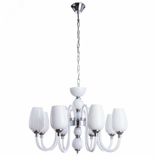 Фото №2 Люстра Arte Lamp LAVINIA A1404LM-8WH (A1404LM-8WH)